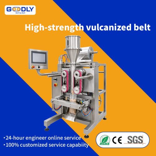 Seamless Vulcanized Timing Belt for Packaging Machines | Truly Endless Rubber Timing Belt, Custom Width, Hardness and Covering