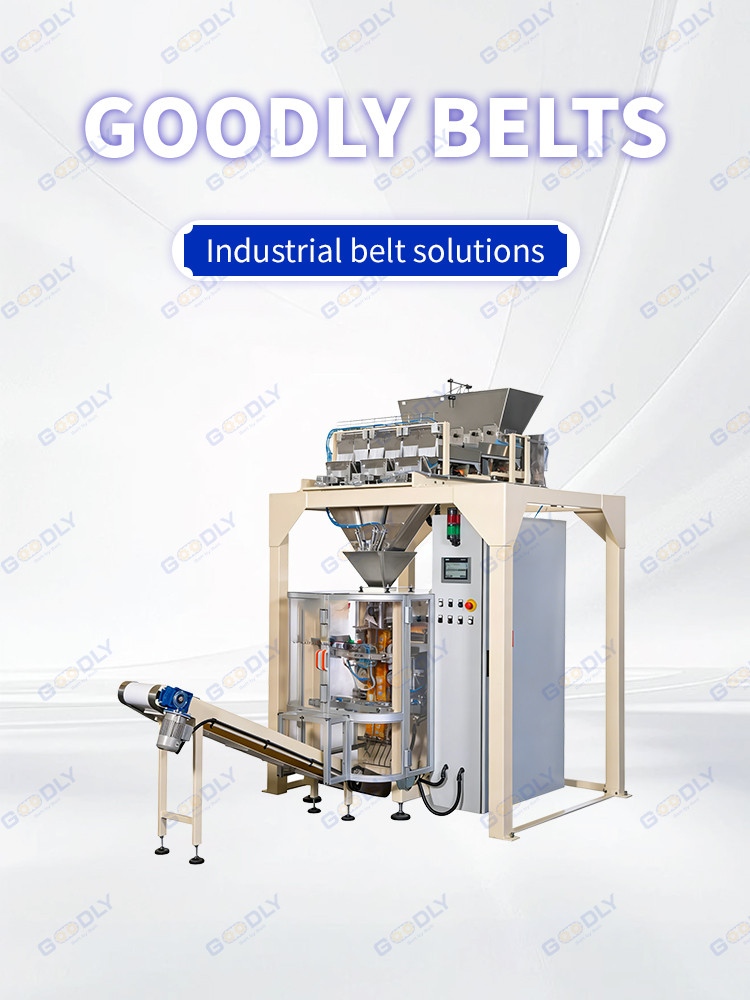 Goodly vulcanized belt solution for industrial packaging lines