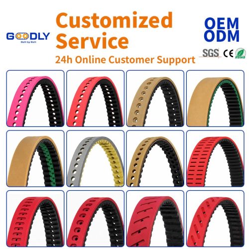 Rubber Covered Vulcanized Timing Belt | High Grip Endless Belt with Custom Covering and Hardness