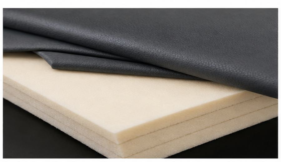 High-density foam and microfiber leather for Pilates carriage padding