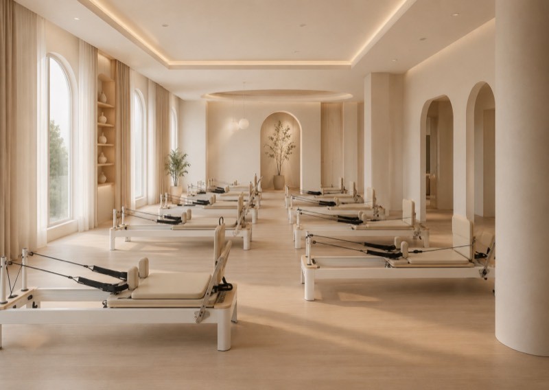 Professional Pilates Studio Equipment Setup