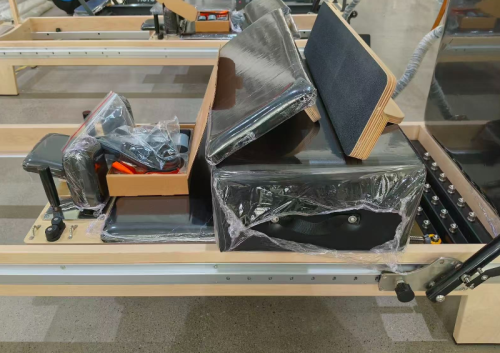 Maple Wood Full-Track Pilates Reformer | Wooden Pilates Reformer for Home & Studio Use AW1001