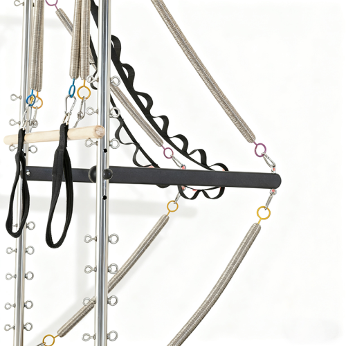 Black Aluminum Pilates Reformer with Tower 4.0