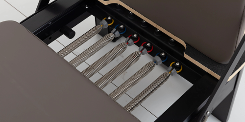 Black Aluminum Pilates Reformer with Tower 4.0