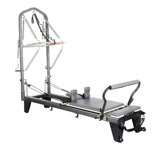 Commercial Aluminum Pilates Reformer with Tower | Studio Quality Pilates Reformer