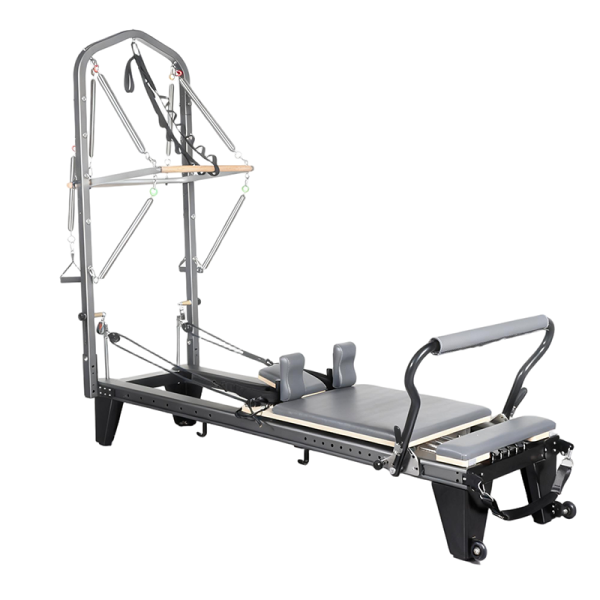 Commercial Aluminum Pilates Reformer with Tower | Studio Quality Pilates Reformer