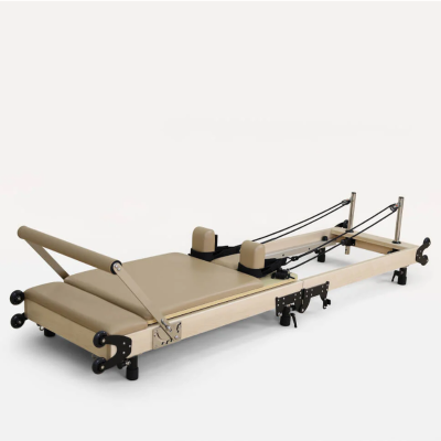 Wood Foldable Pilates Reformer ｜Commercial Pilates Equipment & Professional Use