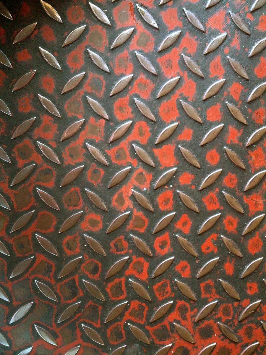 Color coated steel sheet with bright orange painted finish