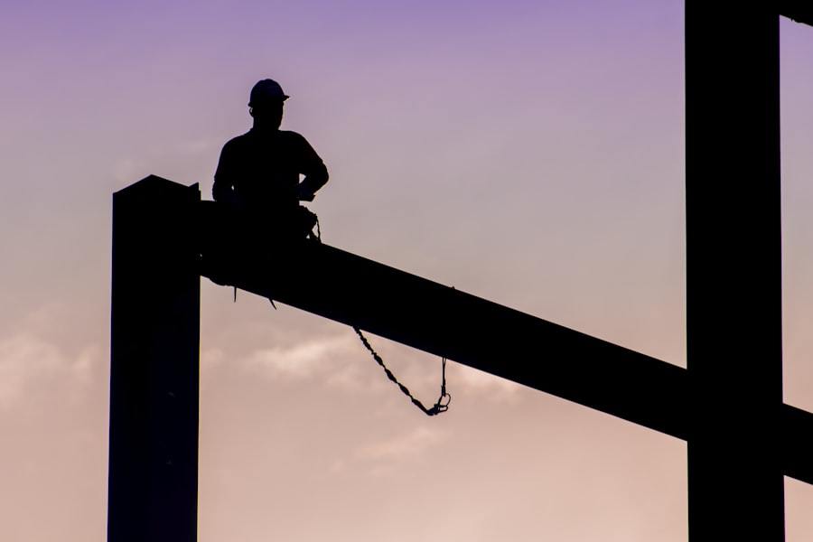 Structural steel sections used in building frames and construction