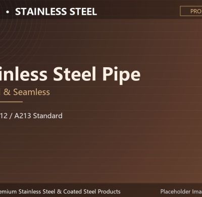 Stainless Steel Pipe (Round, Welded & Seamless, ASTM A312 / A213, Sch 5S-Sch 80)