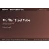 Muffler Steel Tube (Automotive Exhaust, 409 / 439 / 304, Aluminized / SS, Mandrel-Bent)