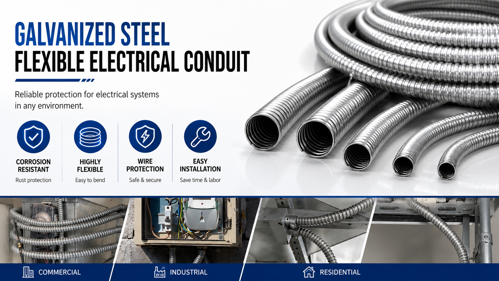 Galvanized Flexible Metal Conduit