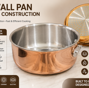 Triwall Pan - Four-Layer Copper-Clad Composite Cookware