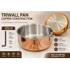 Triwall Pan - Four-Layer Copper-Clad Composite Cookware