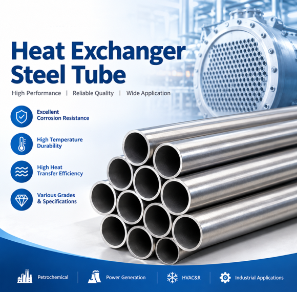 Heat Exchanger Steel Tube (U-Bend / Straight, ASTM A213 304 / 316L / 321 / 310S)