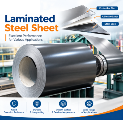 Film Laminated Steel Sheet (Surlyn/PET/PVC/PEN/TPO)