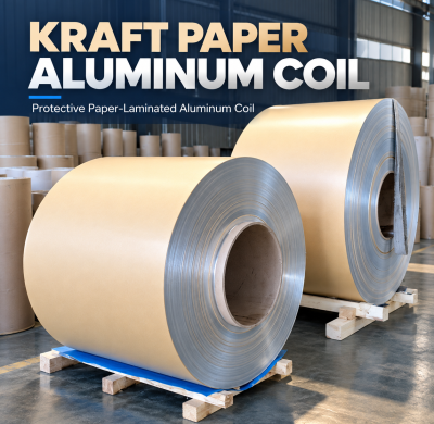 Kraft Paper Laminated Aluminum Coil (Pipe Insulation Jacketing)
