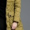Custom Women's Long Hooded Down Jacket | Plush Collar | Indoor,Commuting | Supports OEM, ODM