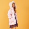 Custom Girls' Long Hooded Down Jacket | Waterproof and Warm | Supports OEM and ODM