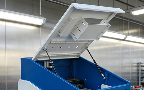 Multi-angle heat dissipation holes