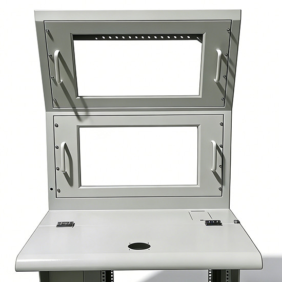 Anti-Static Shockproof Control Console Stable Structure with Cable Management for Power Control Room & Industrial Automation