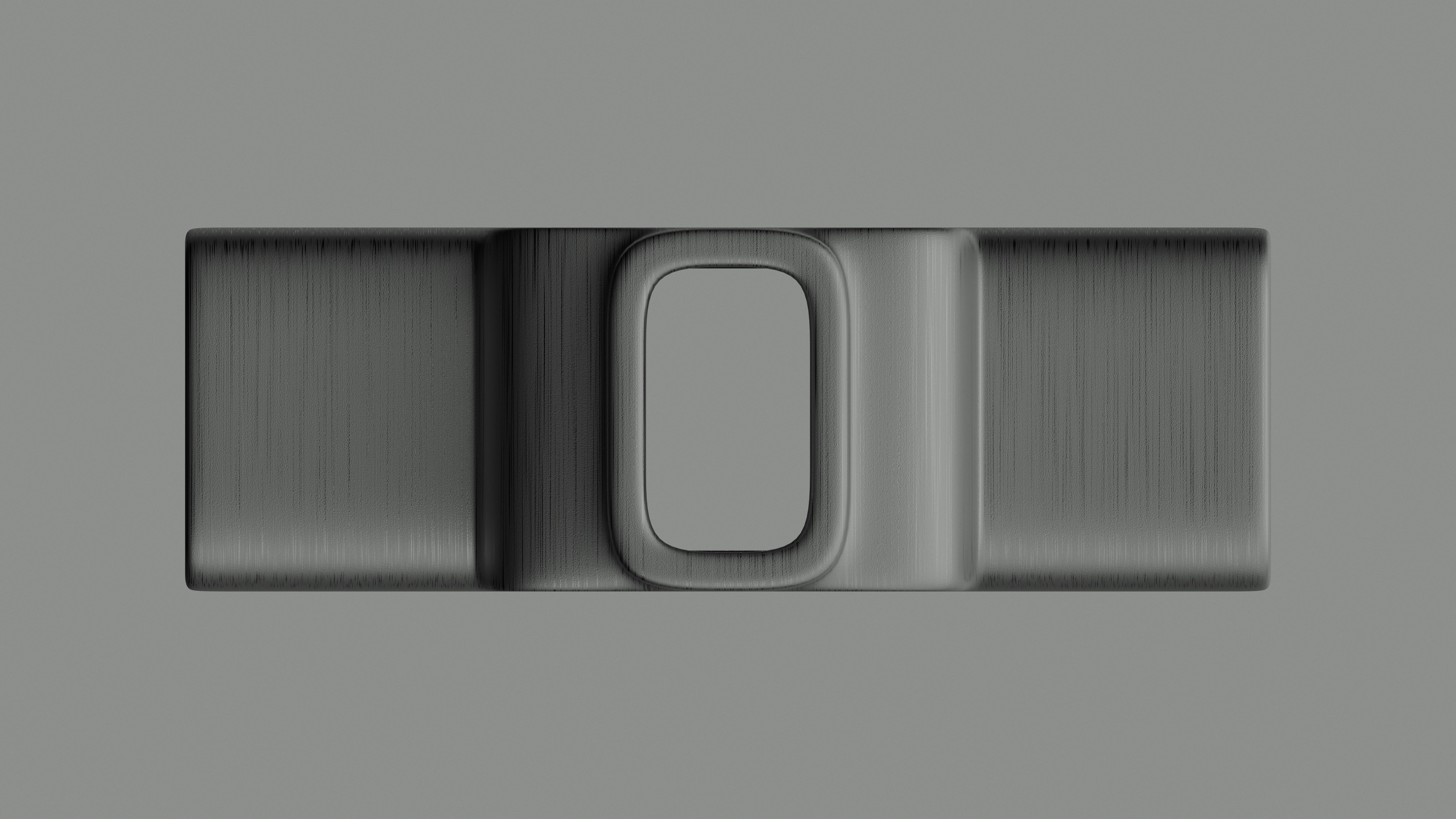 CAD design detail of a sheet metal bend radius A detailed CAD drawing showing the inside bend radius and corner reliefs of a metal part