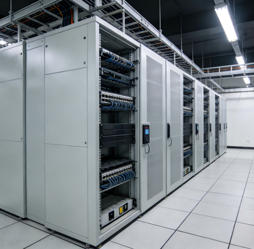 2005 Shanghai Zhongda Electronics Computer Room Network Cabinet Full-Process Supporting Project