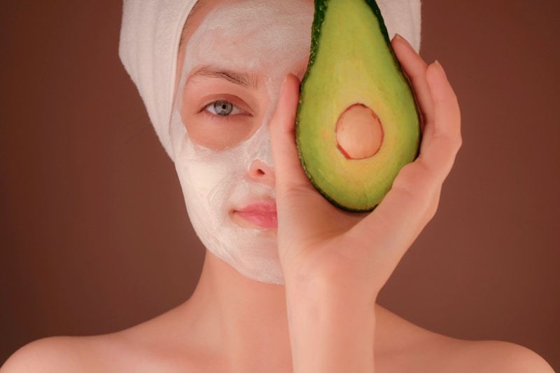 Person enjoying a beauty skincare self-care routine
