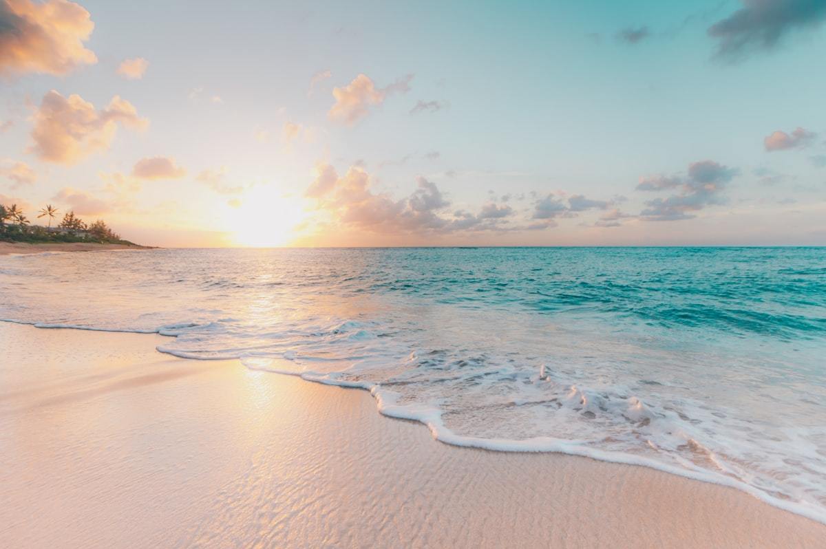 Calm turquoise water surface with gentle ripples, symbol of mental clarity and stillness