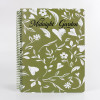 A4/A5/A5MINI Three-Pack Midnight Garden Green Floral American Large Spiral 100 Sheets Paper Notebook Gift Fresh Elegant