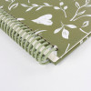 A4/A5/A5MINI Three-Pack Midnight Garden Green Floral American Large Spiral 100 Sheets Paper Notebook Gift Fresh Elegant