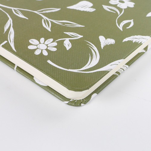 A4/A5/A5MINI Three-Pack Midnight Garden Green Floral American Large Spiral 100 Sheets Paper Notebook Gift Fresh Elegant