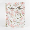 Whispers Bloom Floral Spiral Hardcover A5 Paper Cover 100 Sheets Loose-Leaf Notebook Women Gift Office School Stationery