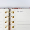Whispers Bloom Floral Spiral Hardcover A5 Paper Cover 100 Sheets Loose-Leaf Notebook Women Gift Office School Stationery