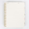 Whispers Bloom Floral Spiral Hardcover A5 Paper Cover 100 Sheets Loose-Leaf Notebook Women Gift Office School Stationery