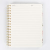 Whispers Bloom Floral Spiral Hardcover A5 Paper Cover 100 Sheets Loose-Leaf Notebook Women Gift Office School Stationery