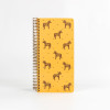 A6L Six Piece Set Spiral Notebook White Horse Nordic French Design Tall Horse Head Cover High Quality Paper 100 Sheets Diary