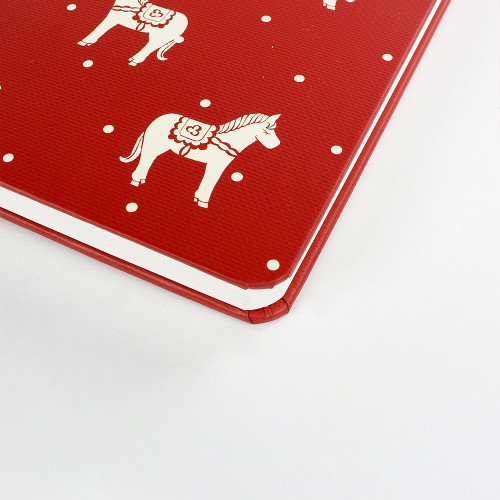 A6L Six Piece Set Spiral Notebook White Horse Nordic French Design Tall Horse Head Cover High Quality Paper 100 Sheets Diary
