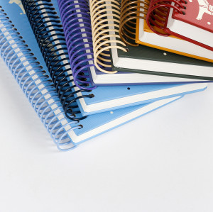 A6L Six Piece Set Spiral Notebook White Horse Nordic French Design Tall Horse Head Cover High Quality Paper 100 Sheets Diary