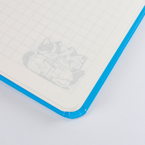 A6 Spiral Hardback Notebook Cat and Dog Diary Inner Pages Logo High-quality for Office Use or School Pure Color Gift