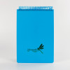 A6 Soft Cover Trace Fabric Business Luxury Spiral-Bound Daily Planner Notebook Digital Printing Custom Logo Option 100 Sheets
