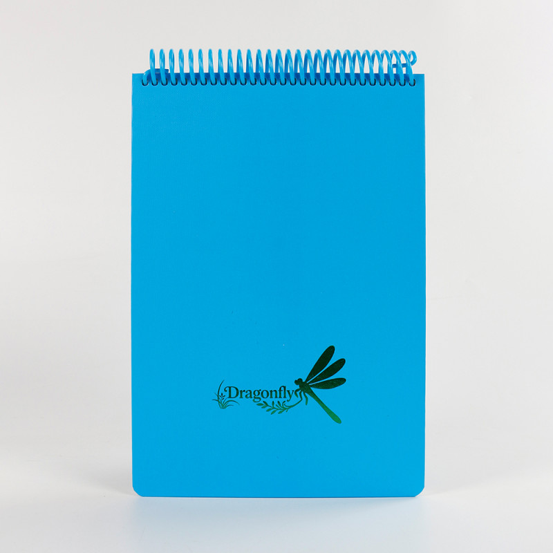 A6 Soft Cover Trace Fabric Business Luxury Spiral-Bound Daily Planner Notebook Digital Printing Custom Logo Option 100 Sheets