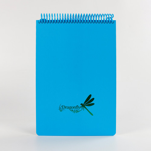 A6 Soft Cover Trace Fabric Business Luxury Spiral-Bound Daily Planner Notebook Digital Printing Custom Logo Option 100 Sheets