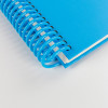 A6 Soft Cover Trace Fabric Business Luxury Spiral-Bound Daily Planner Notebook Digital Printing Custom Logo Option 100 Sheets