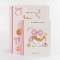 Custom Printed Cat Pattern Spiral Notebook Hardcover Cute Pink Coil Diary for Girls Stationery