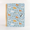 Custom Cute Dog Print Spiral Binding Loose-Leaf A4 Hardcover Offset Paper Gift Notebook Journal School Office 100 Sheets