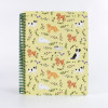 Custom Cute Dog Print Spiral Binding Loose-Leaf A4 Hardcover Offset Paper Gift Notebook Journal School Office 100 Sheets