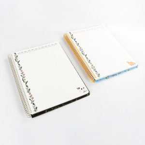 Custom Cute Dog Print Spiral Binding Loose-Leaf A4 Hardcover Offset Paper Gift Notebook Journal School Office 100 Sheets
