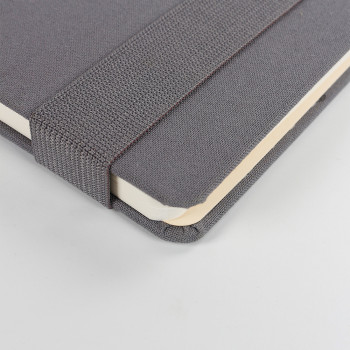 A6 Soft Cover Trace Fabric Business Luxury Spiral-Bound Daily Planner Notebook Digital Printing Custom Logo Option 100 Sheets