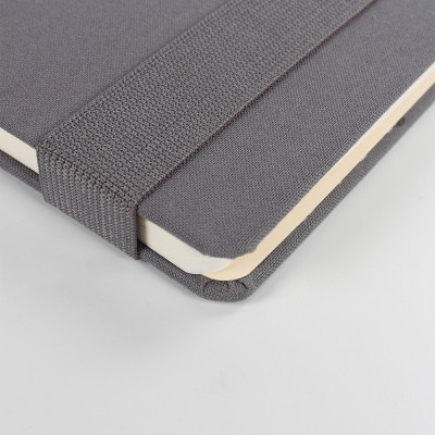 A6 Soft Cover Trace Fabric Business Luxury Spiral-Bound Daily Planner Notebook Digital Printing Custom Logo Option 100 Sheets